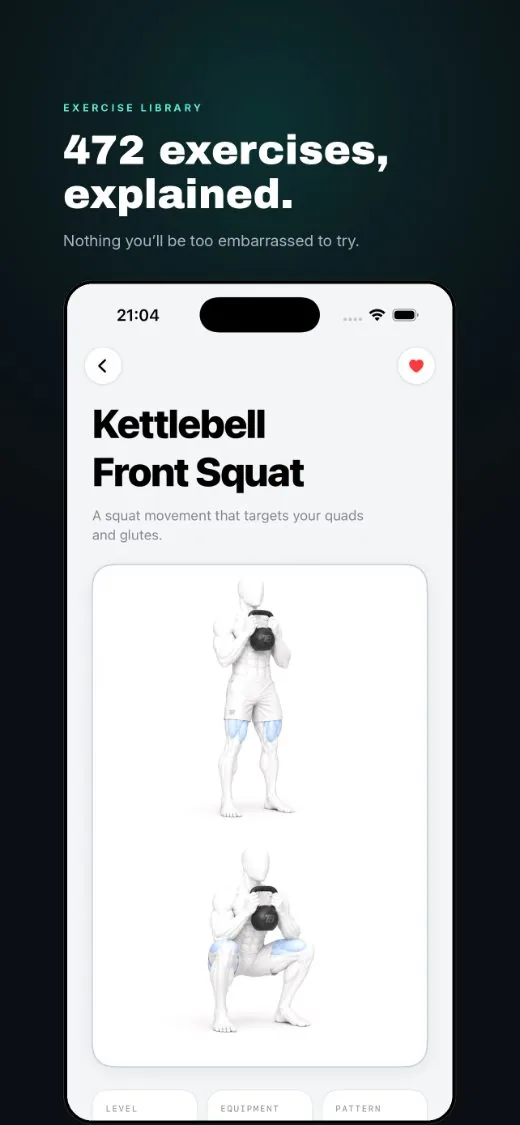 472 exercises, explained, the exercise library